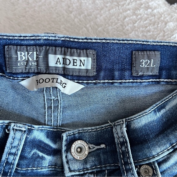 Buckle BKE Aiden Bootleg Bootcut Denim Jeans Mens 32 Long AVS21148 - Picture 11 of 16